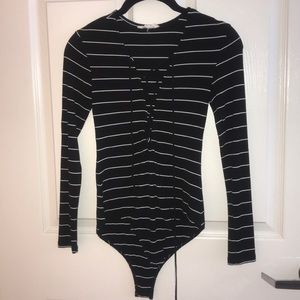 Cotton Candy LA Lace Up Bodysuit